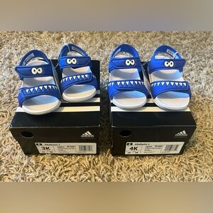 Adidas Kids Blue Creature Sandals